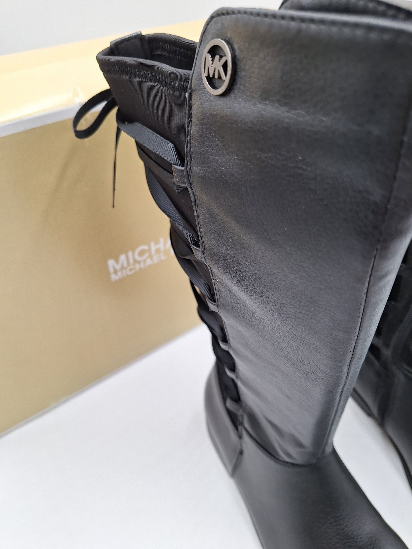 Michael Kors Youth Girl's Black Boots, Emma Venon