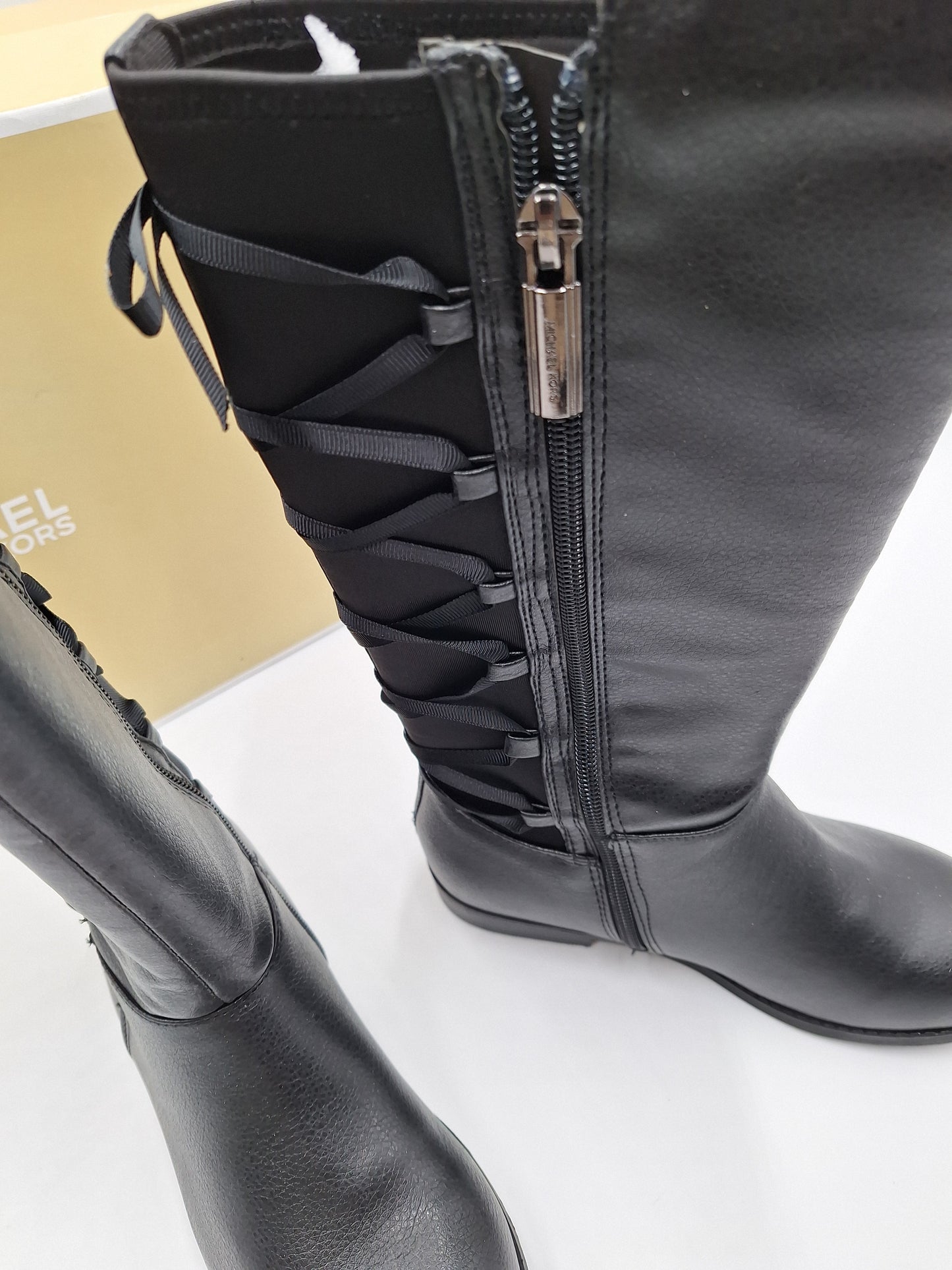 Michael Kors Youth Girl's Black Boots, Emma Venon