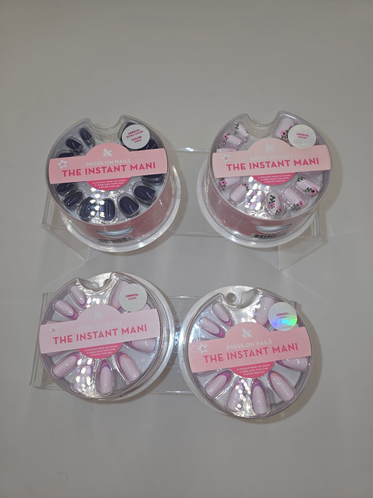 Static Nails, Olive & June - Bundle of Press on Nails