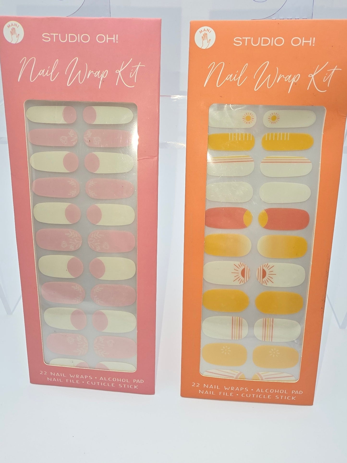 Studio Oh! Nail Wrap Kits, Set of 2