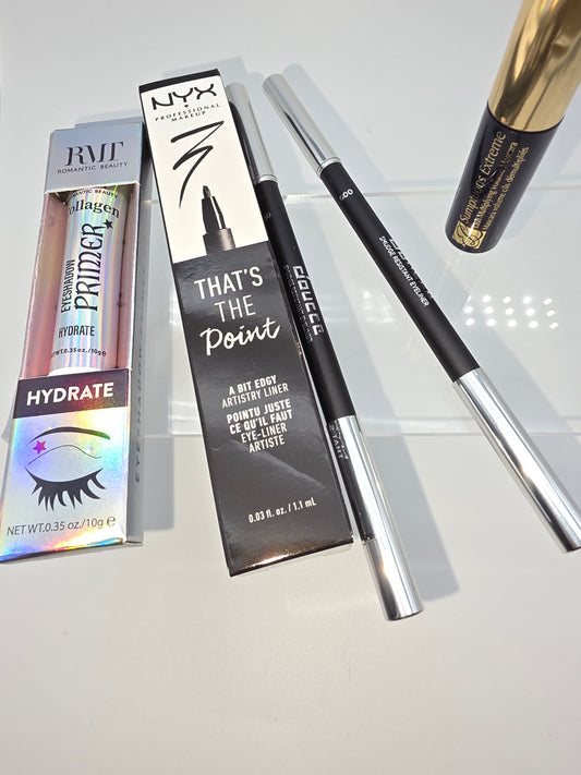 NYX, Doucce & Estée Lauder Eye Bundle – Eyeliners & Mascara Set