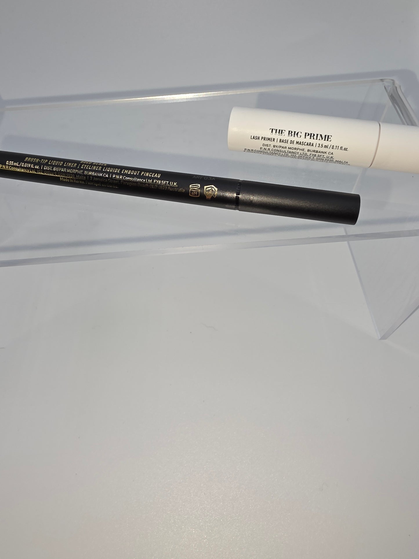 Bundle of Three Makeup Items - Pixi Lip, Morphe Lash Primer and Morphe Eyeliner