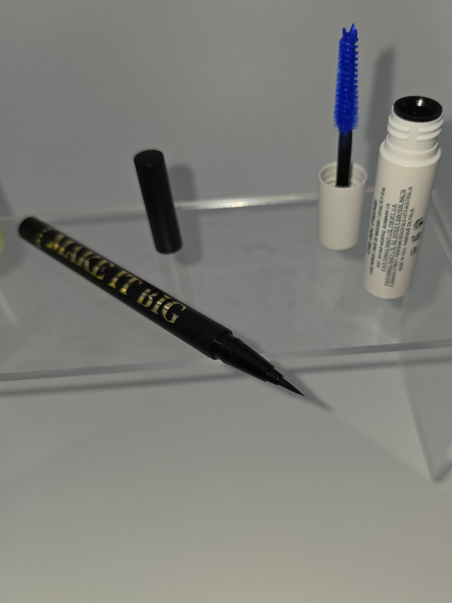 Bundle of Three Makeup Items - Pixi Lip, Morphe Lash Primer and Morphe Eyeliner