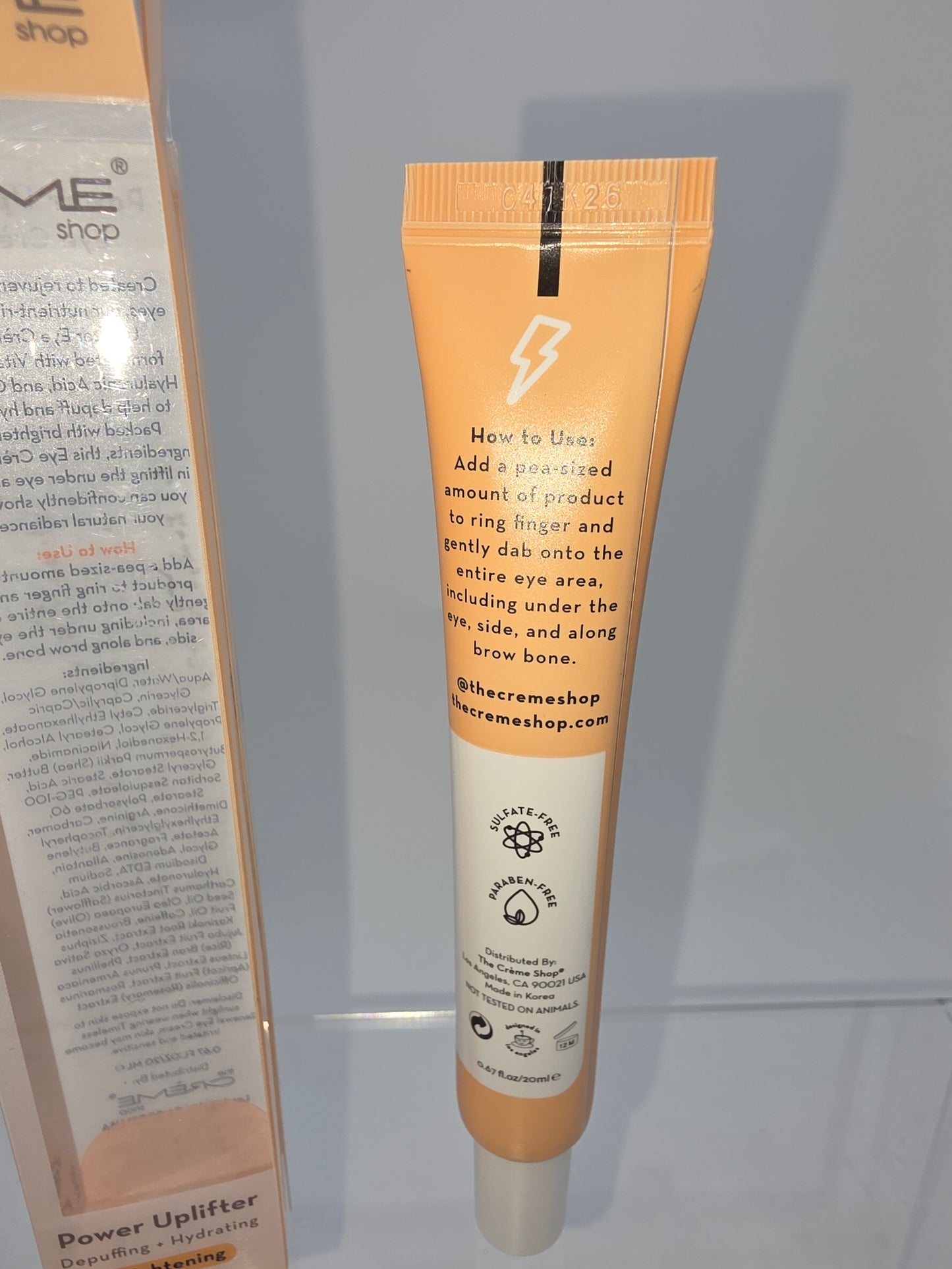 The Crème Shop Power Uplifter Eye Crème, Bundle of Two