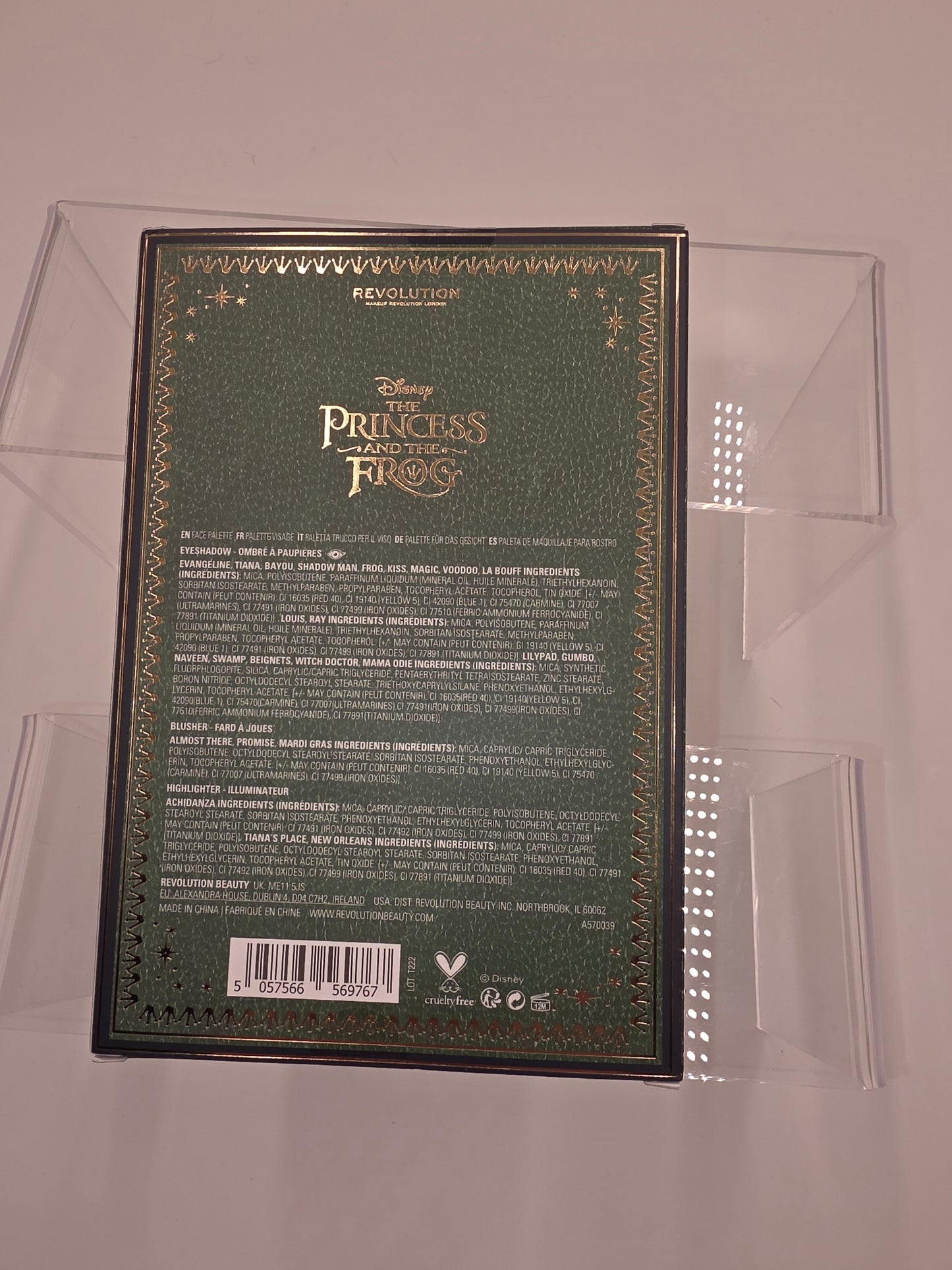 Revolution Disney Princess and The Frog Makeup Palette