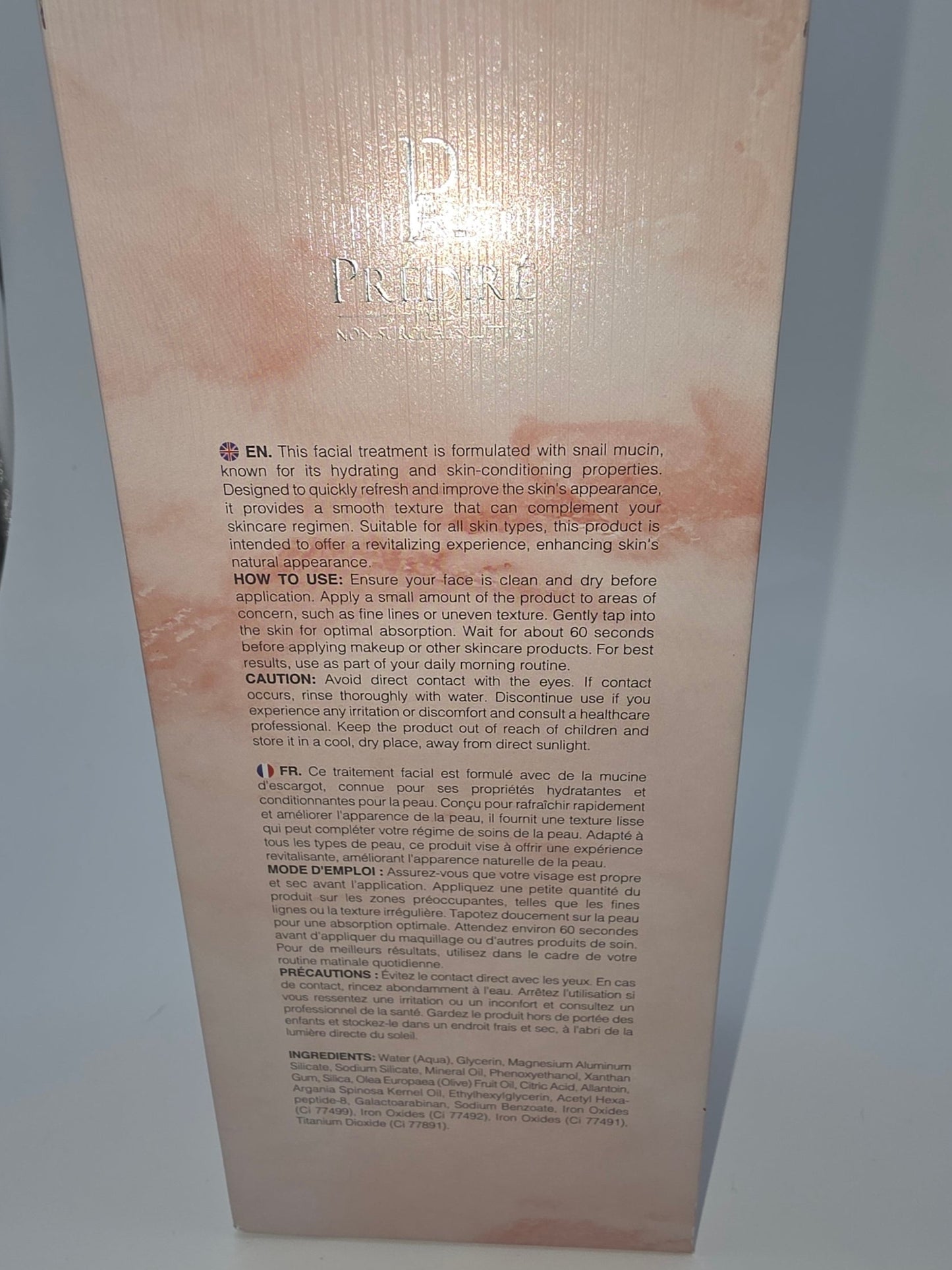 Prédiré Snail Mucin Instant Skin Refiner