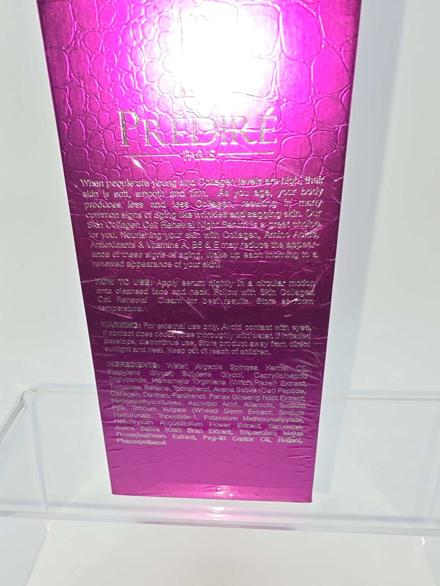 Prédiré Paris Collagen Cell Renewal Night Serum (Treats Wrinkles &amp; Age-Defying)