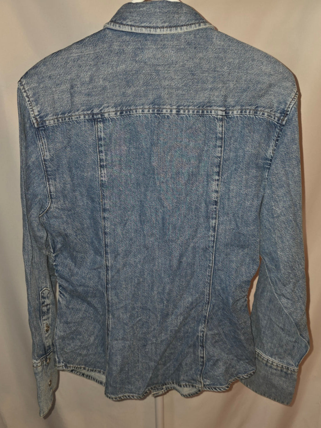 Rag & Bone Soft Denim Button Down Top