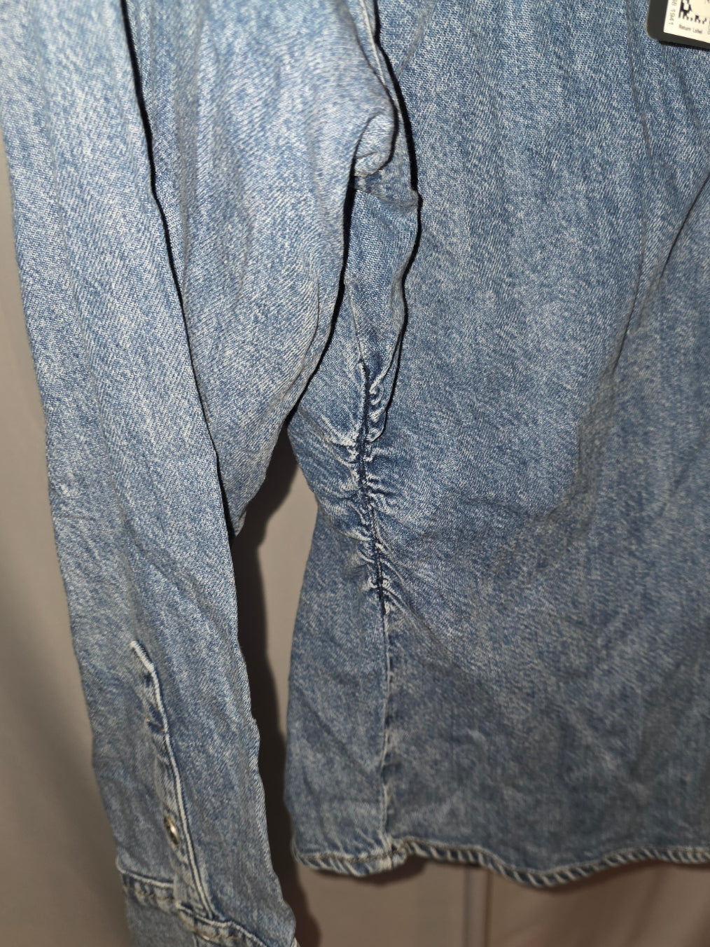 Rag & Bone Soft Denim Button Down Top