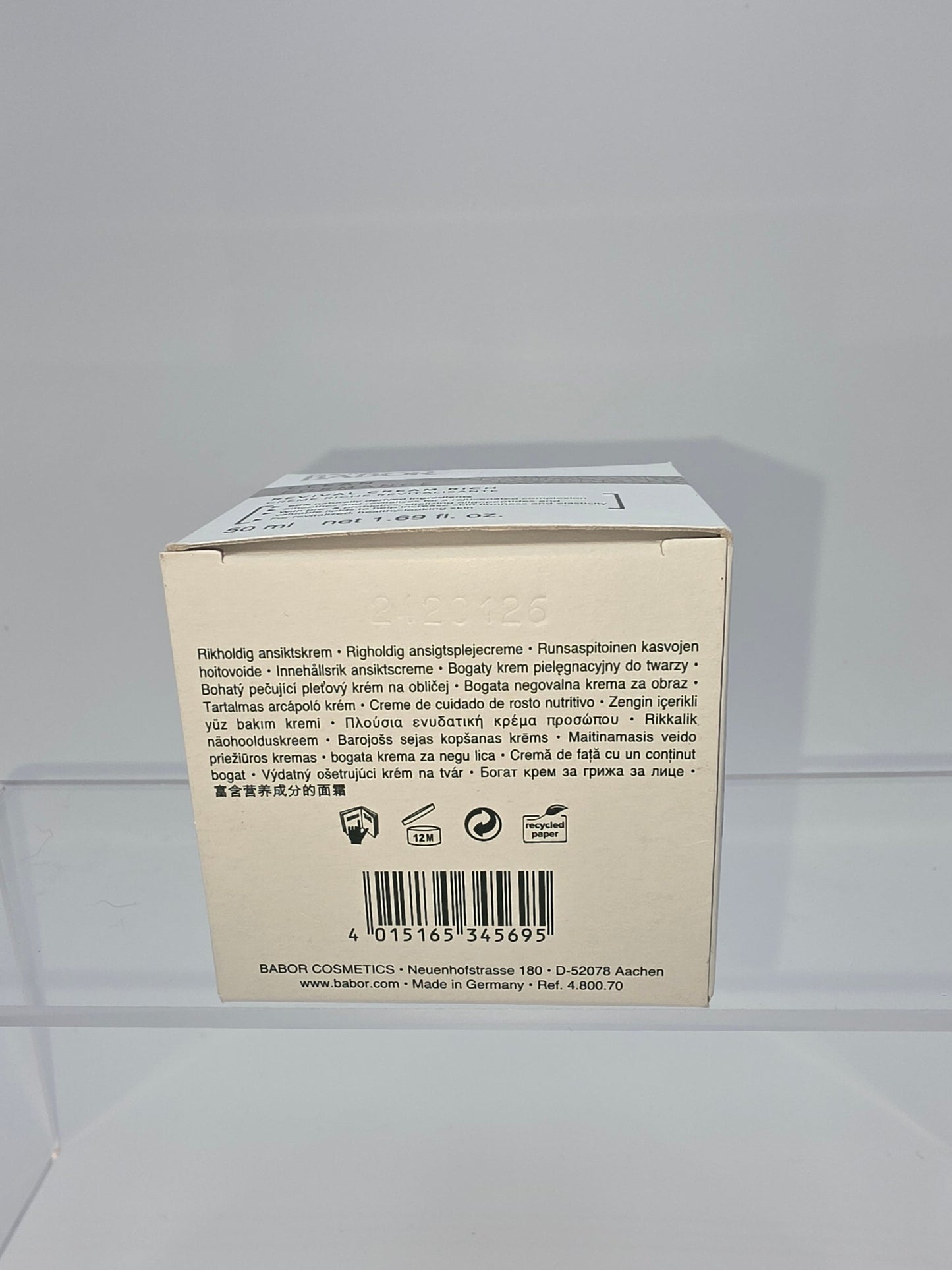 Doctor Babor Cleanformance Revival Cream Rich (50 ml / 1.69 fl oz)