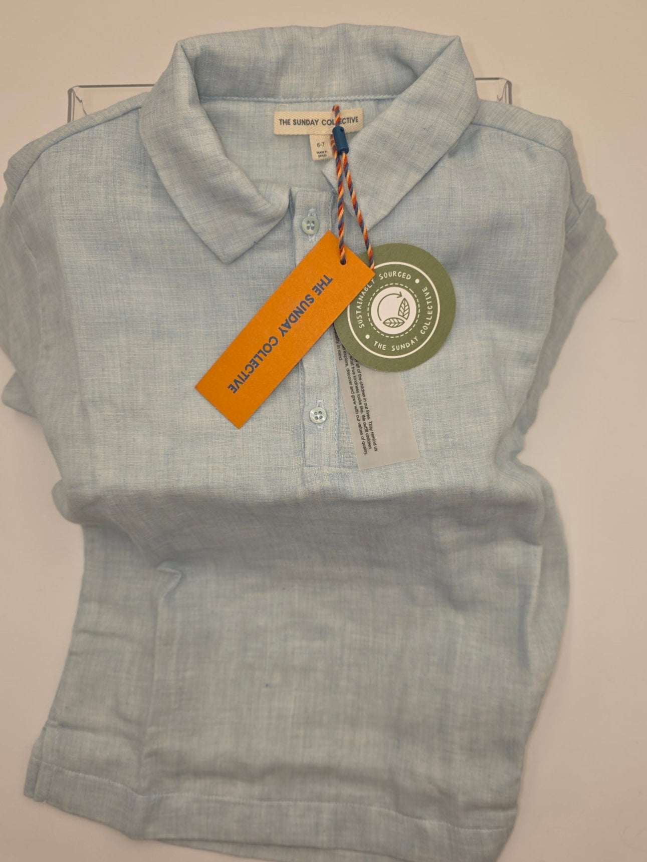 The Sunday Collective Children's Short-Sleeve Button-Up Shirt
