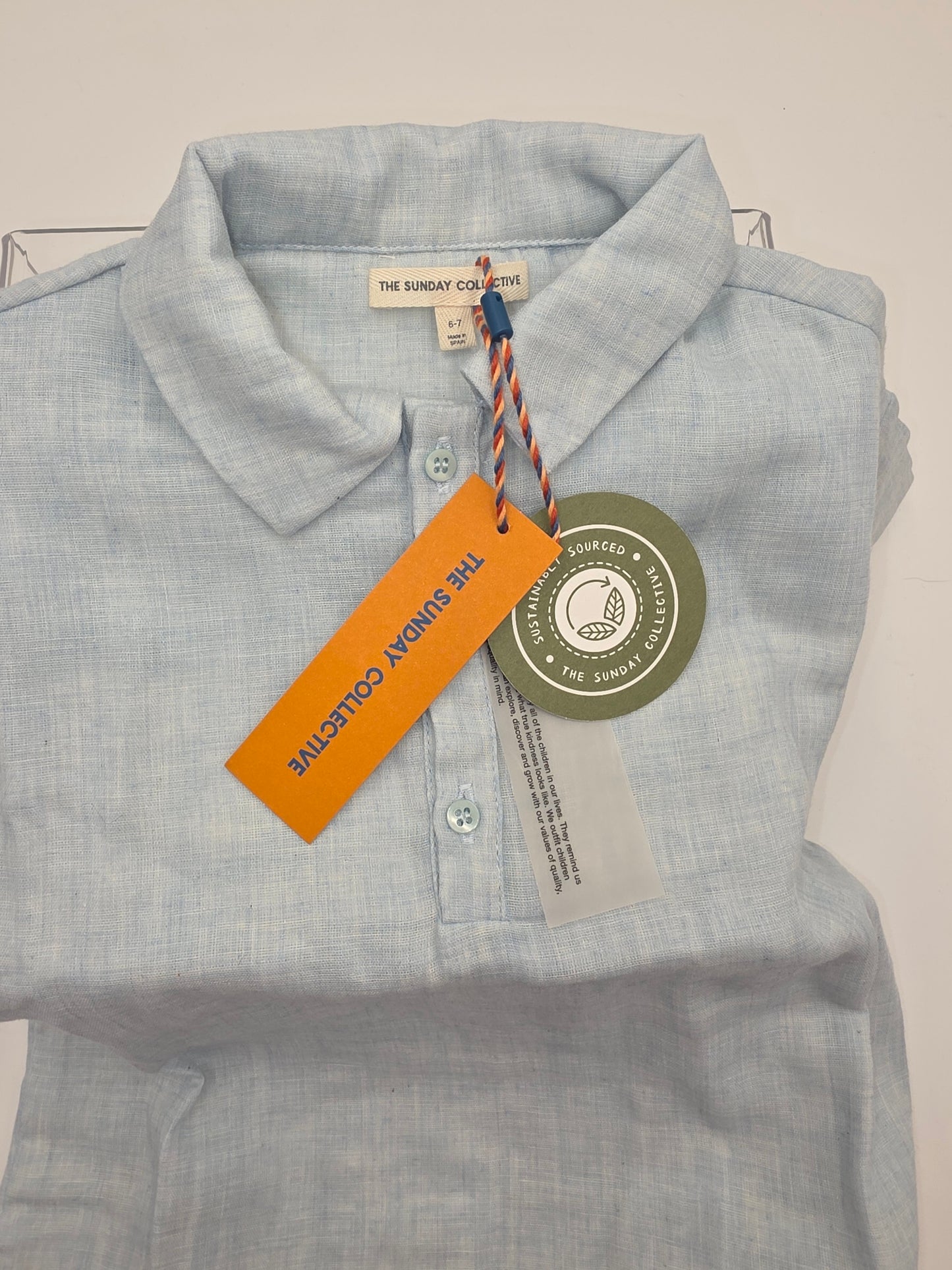 The Sunday Collective Children's Short-Sleeve Button-Up Shirt