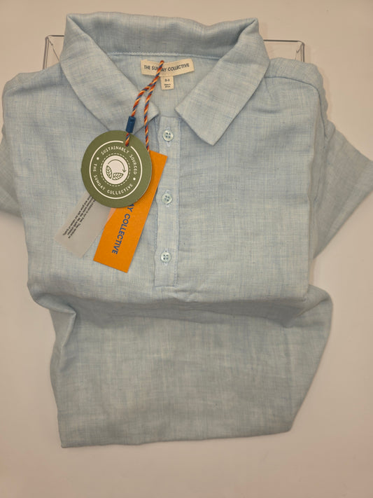 The Sunday Collective Children's Short-Sleeve Button-Up Shirt