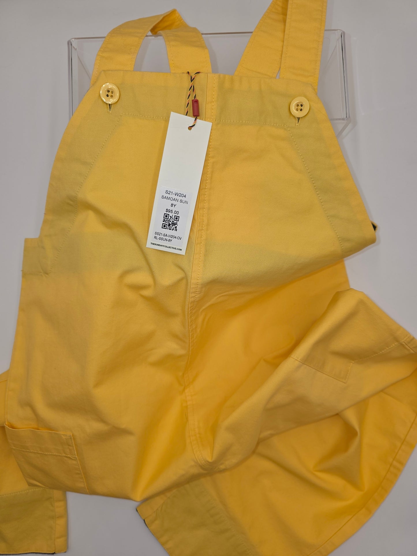 The Sunday Collective - Kids Yellow Overalls