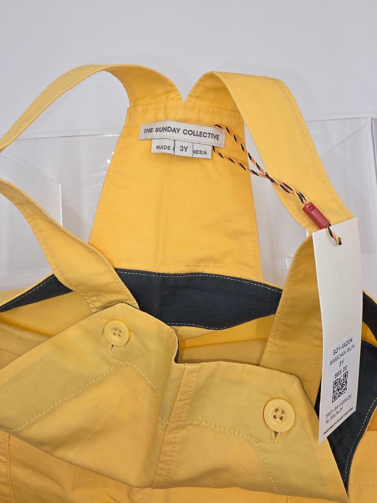 The Sunday Collective - Kids Yellow Overalls