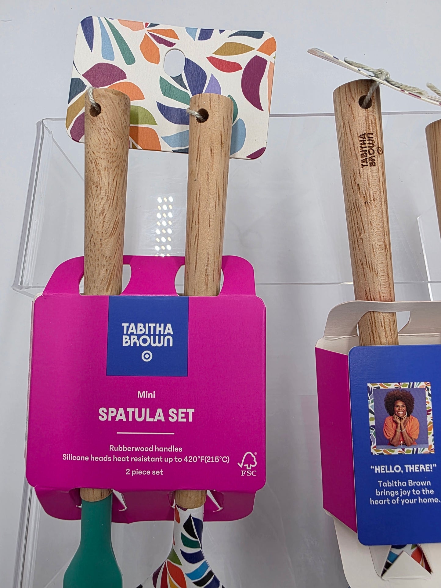 Tabitha Brown 2 pc Silicone Mini Spatula Set