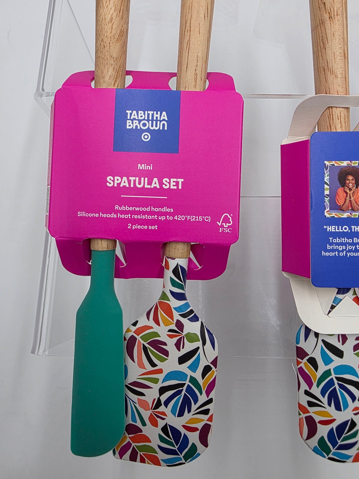 Tabitha Brown 2 pc Silicone Mini Spatula Set