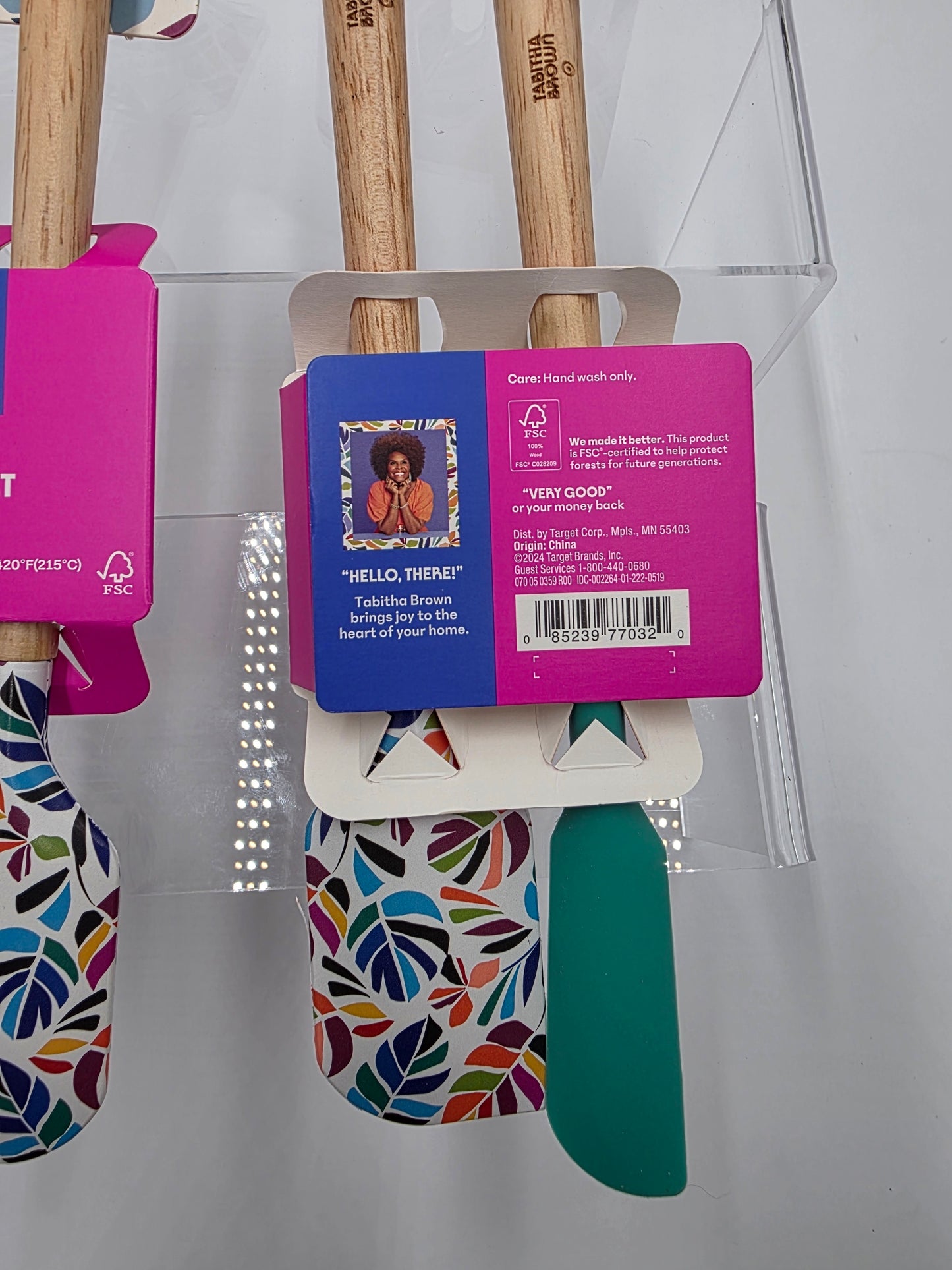 Tabitha Brown 2 pc Silicone Mini Spatula Set