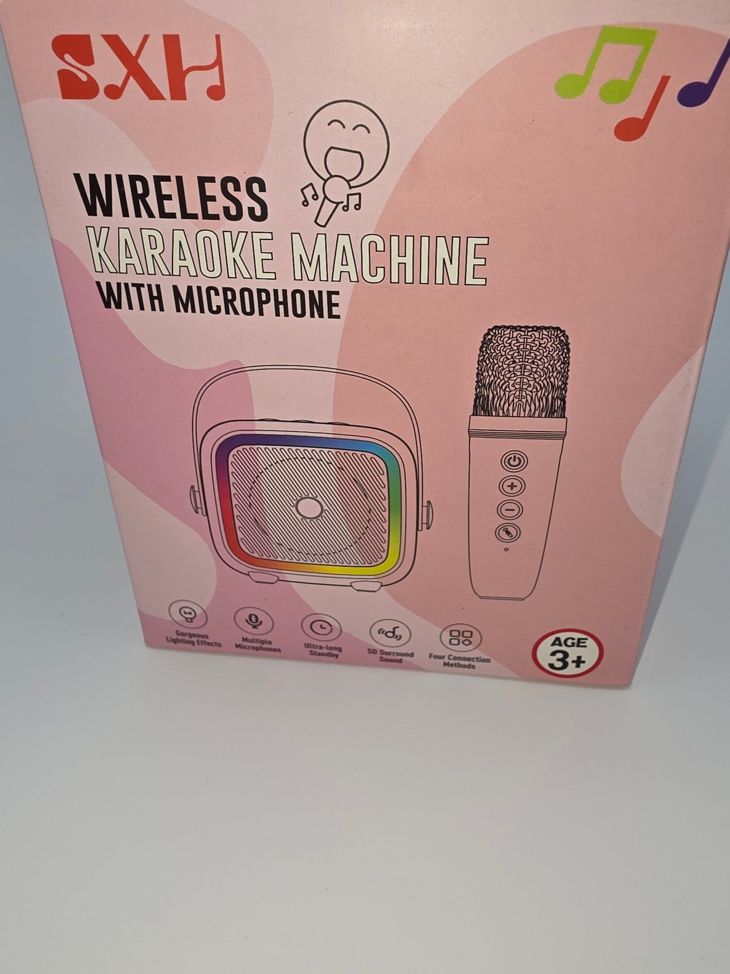 SXH Wireless Karaoke Machine with Two Microphones