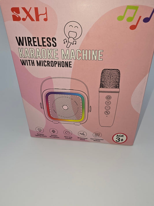 SXH Wireless Karaoke Machine with Two Microphones