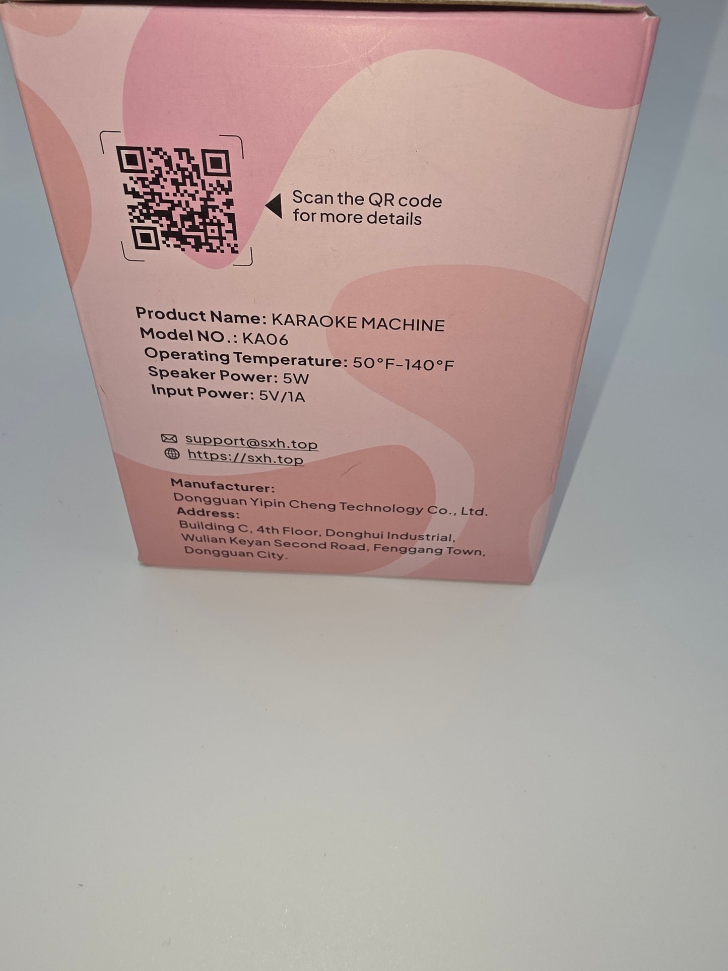 SXH Wireless Karaoke Machine with Two Microphones