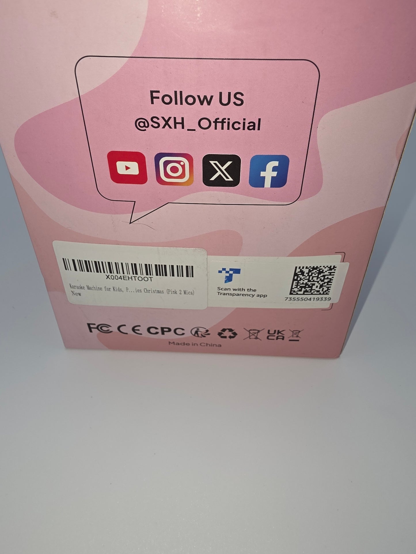 SXH Wireless Karaoke Machine with Two Microphones