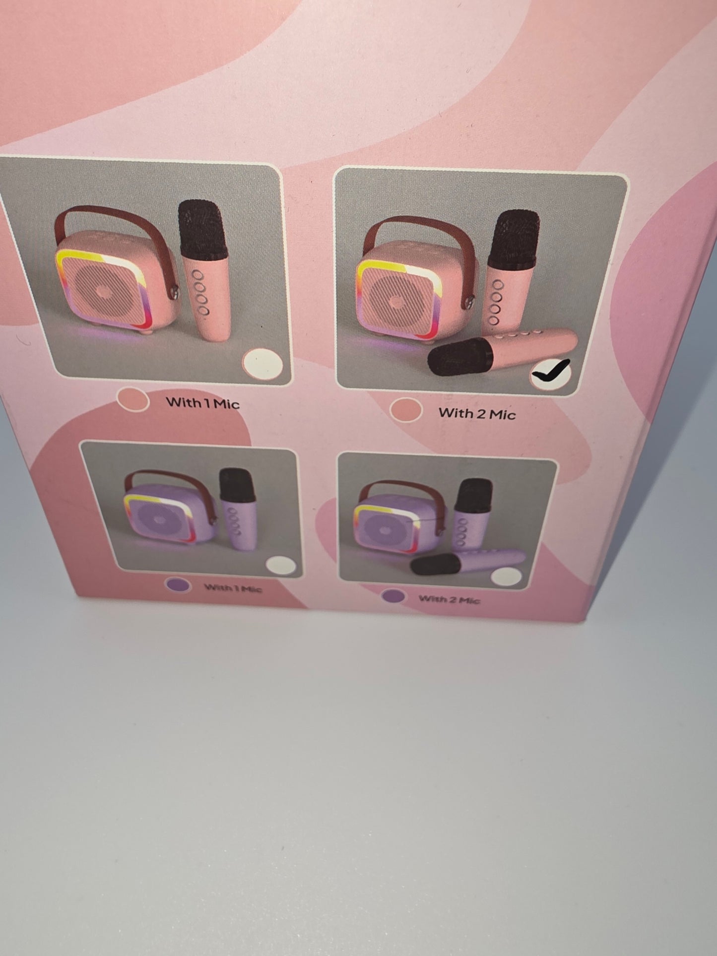 SXH Wireless Karaoke Machine with Two Microphones