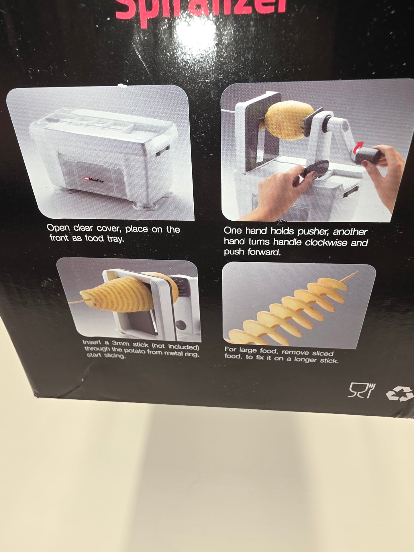 Mueller Spiral Pro 4 Blade Spiralizer