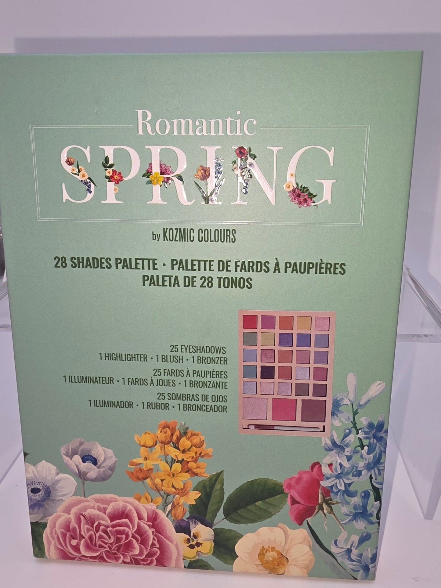 “Romantic Spring” 28‑Shade Face & Eye Palette by Kozmic Colours