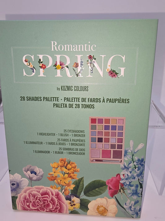 “Romantic Spring” 28‑Shade Face & Eye Palette by Kozmic Colours
