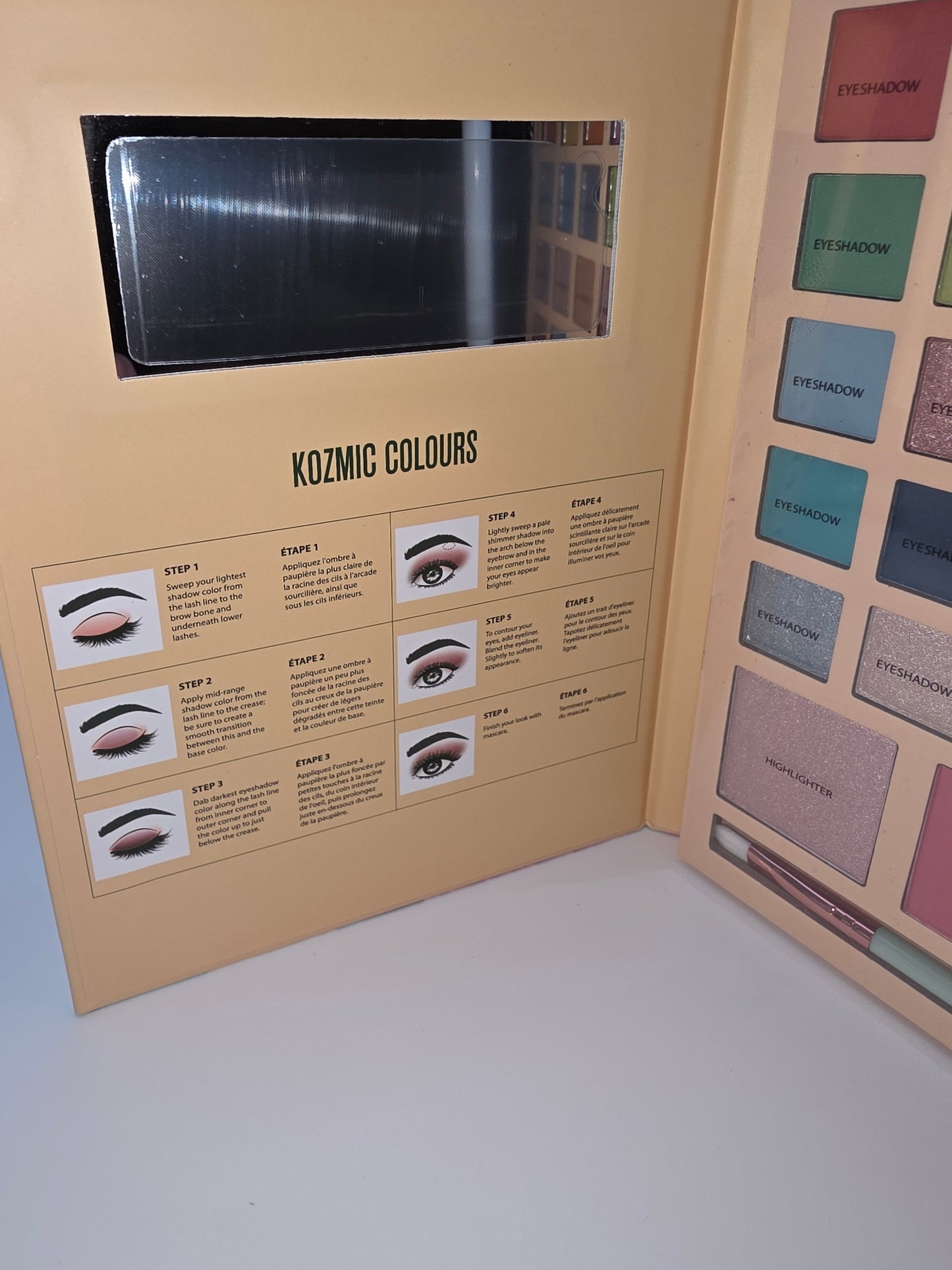 “Romantic Spring” 28‑Shade Face & Eye Palette by Kozmic Colours