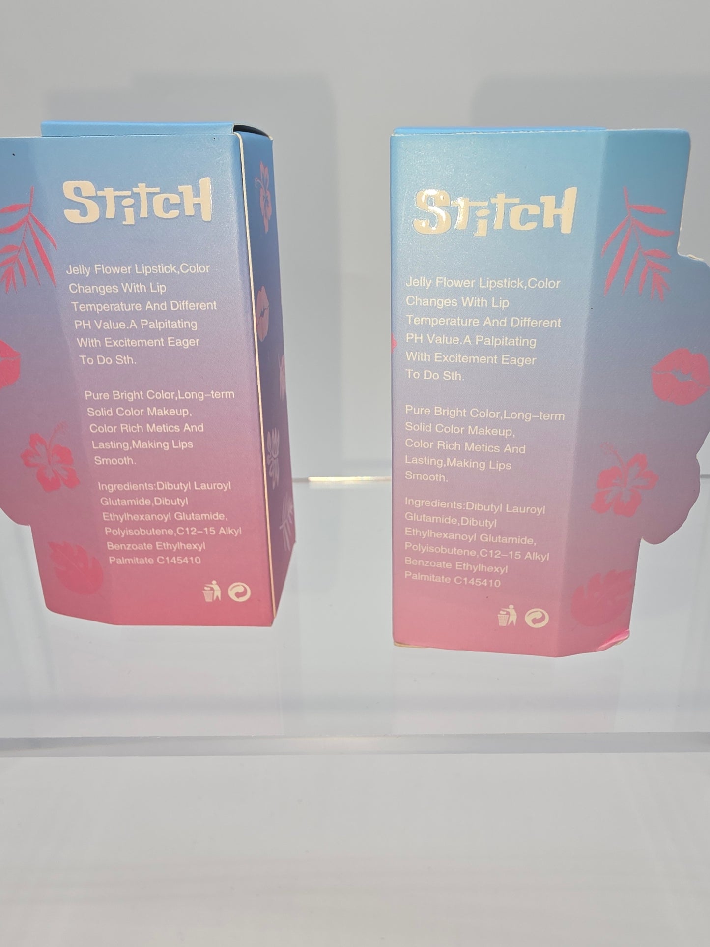 Disney Stitch Crystal Lipstick, Bundle of Two