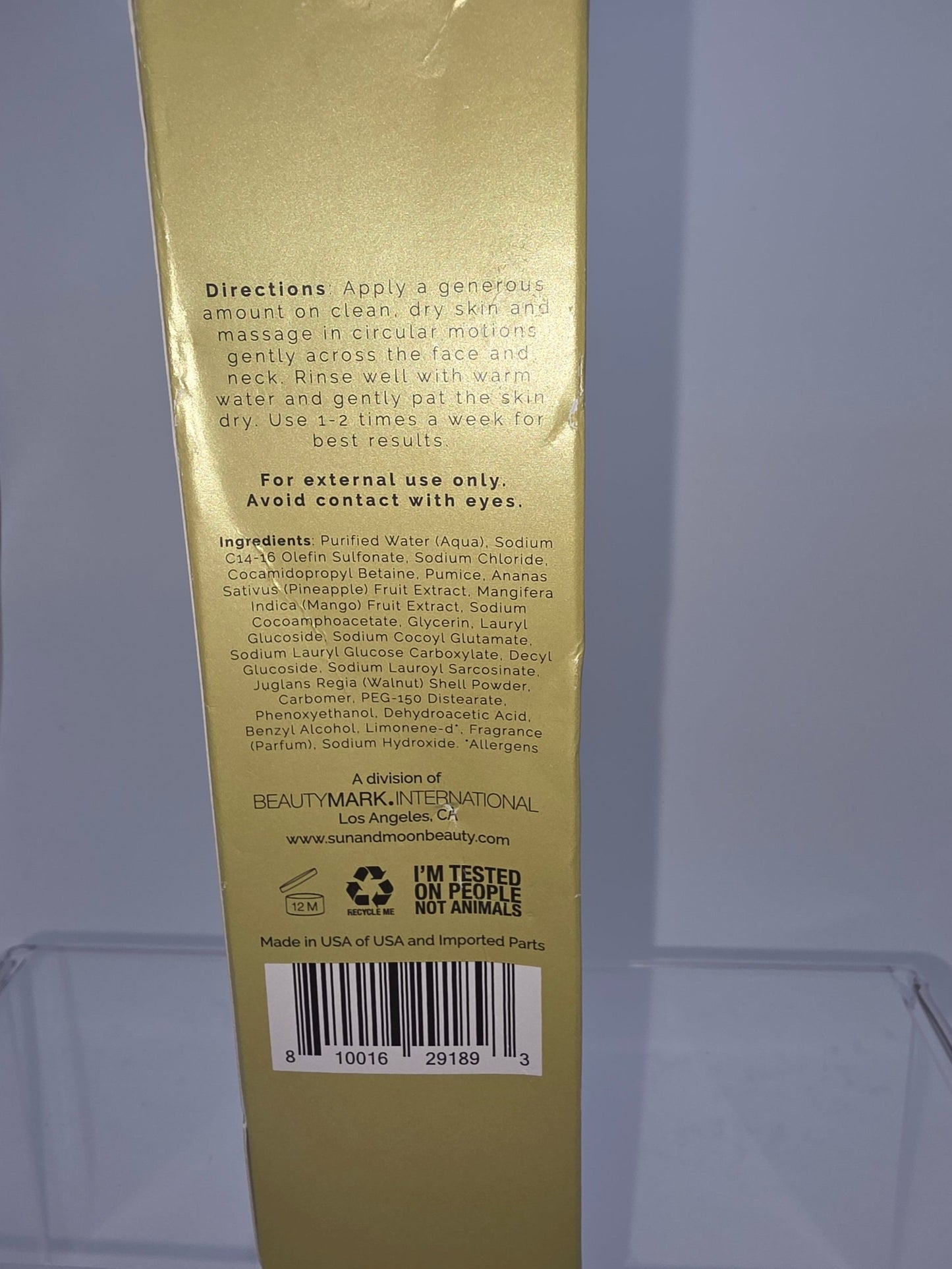 Sunny Daze – Glisten + Glow Facial Gel Enzyme Scrub