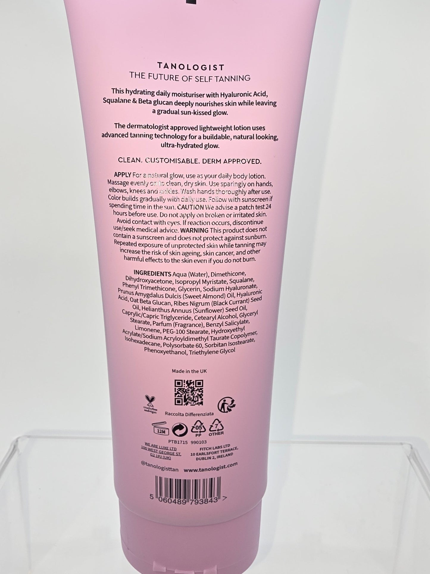 Tanologist Daily Glow Hydrating Gradual Tan Lotion – Medium to Dark (250 mL / 8.45 fl oz)