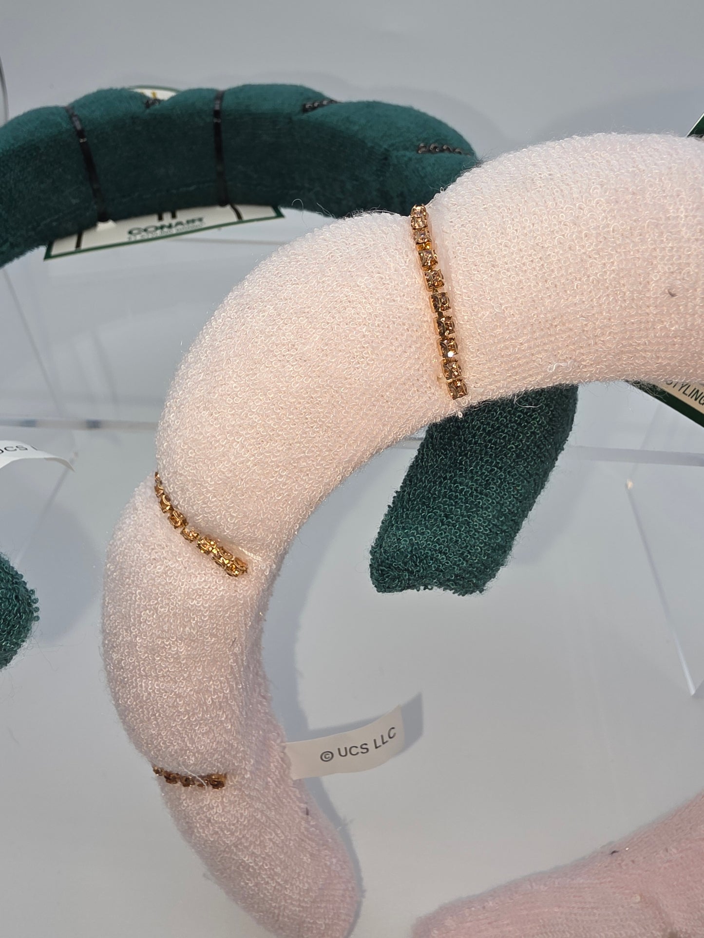 Wicked Brand Cushioned Embellished Headband by Conair, Set of 2