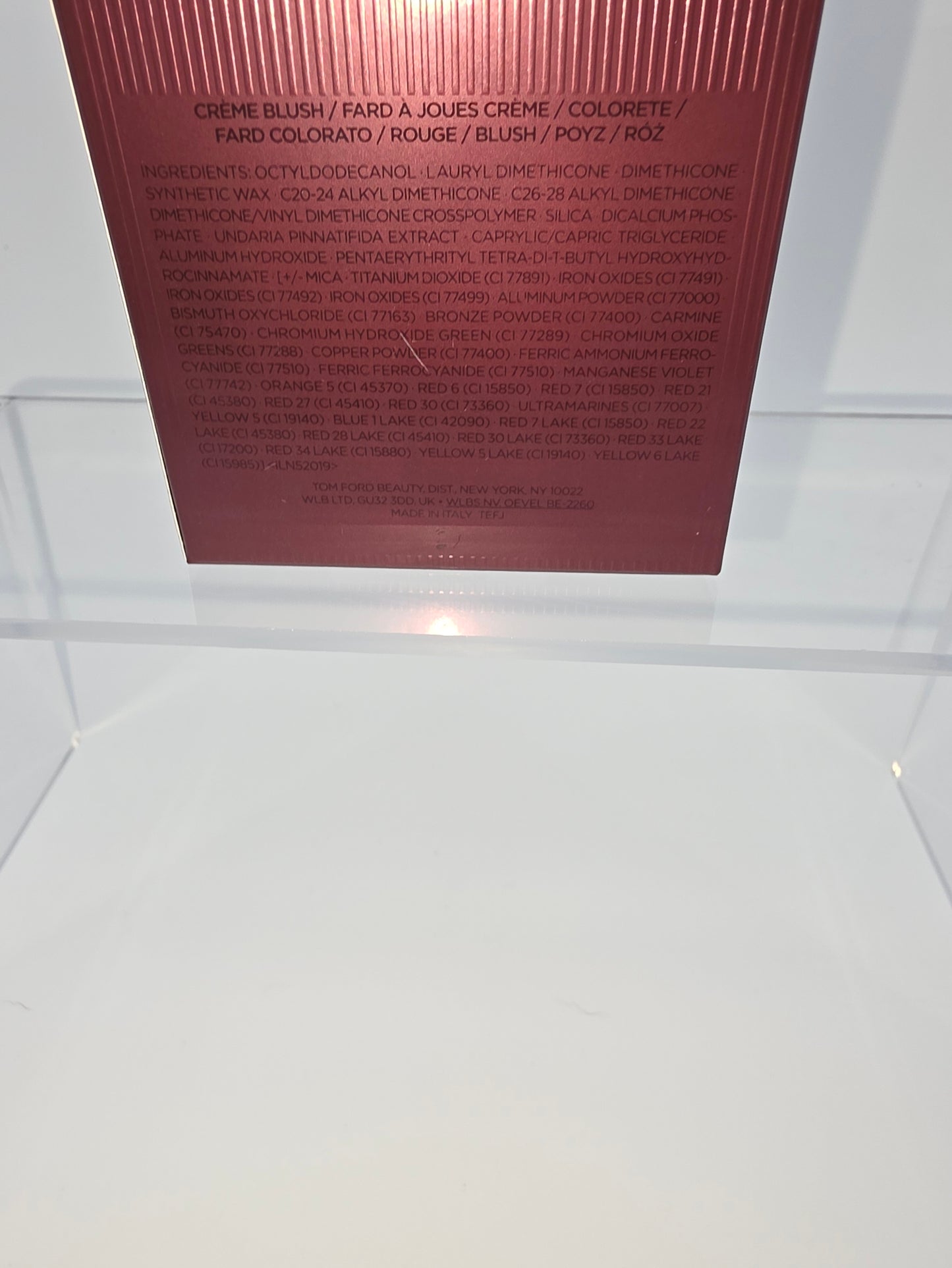 Tom Ford Crème Blush, Shade 01, Cafe Blush