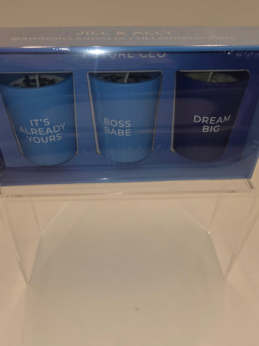 Jill & Ally - 3-Piece Candle Set, "Future Ceo"