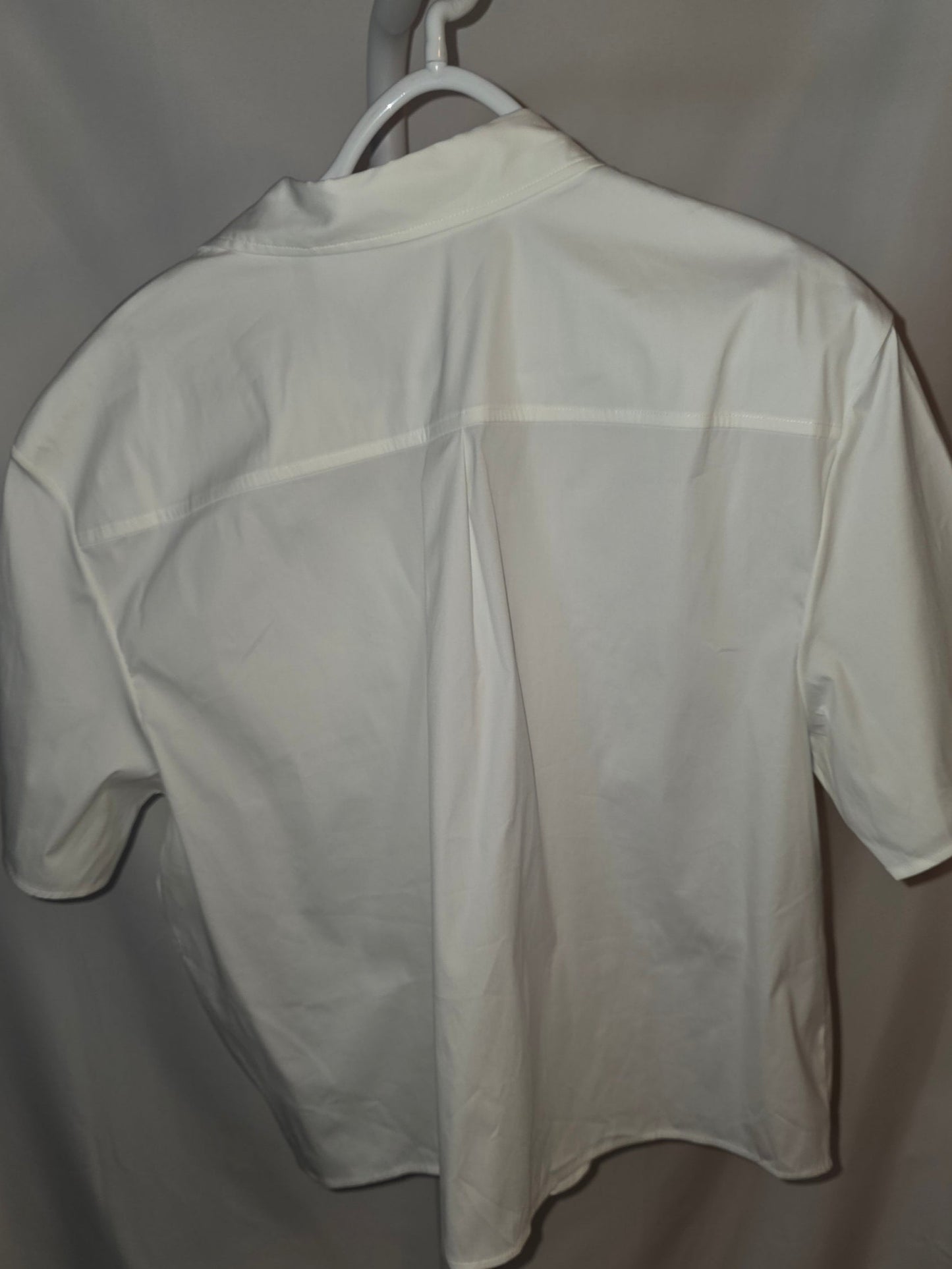 Theory Women's White Button Down Top