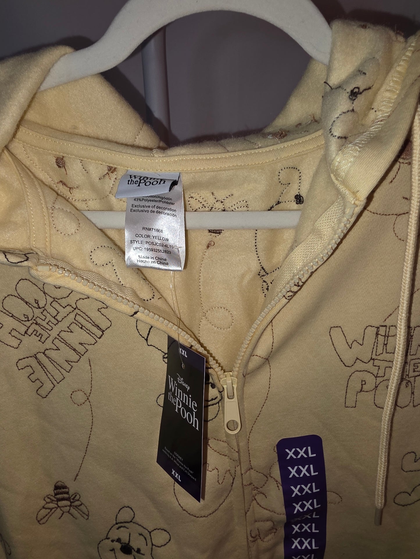 Disney Winnie the Pooh Full Zip Hoodie