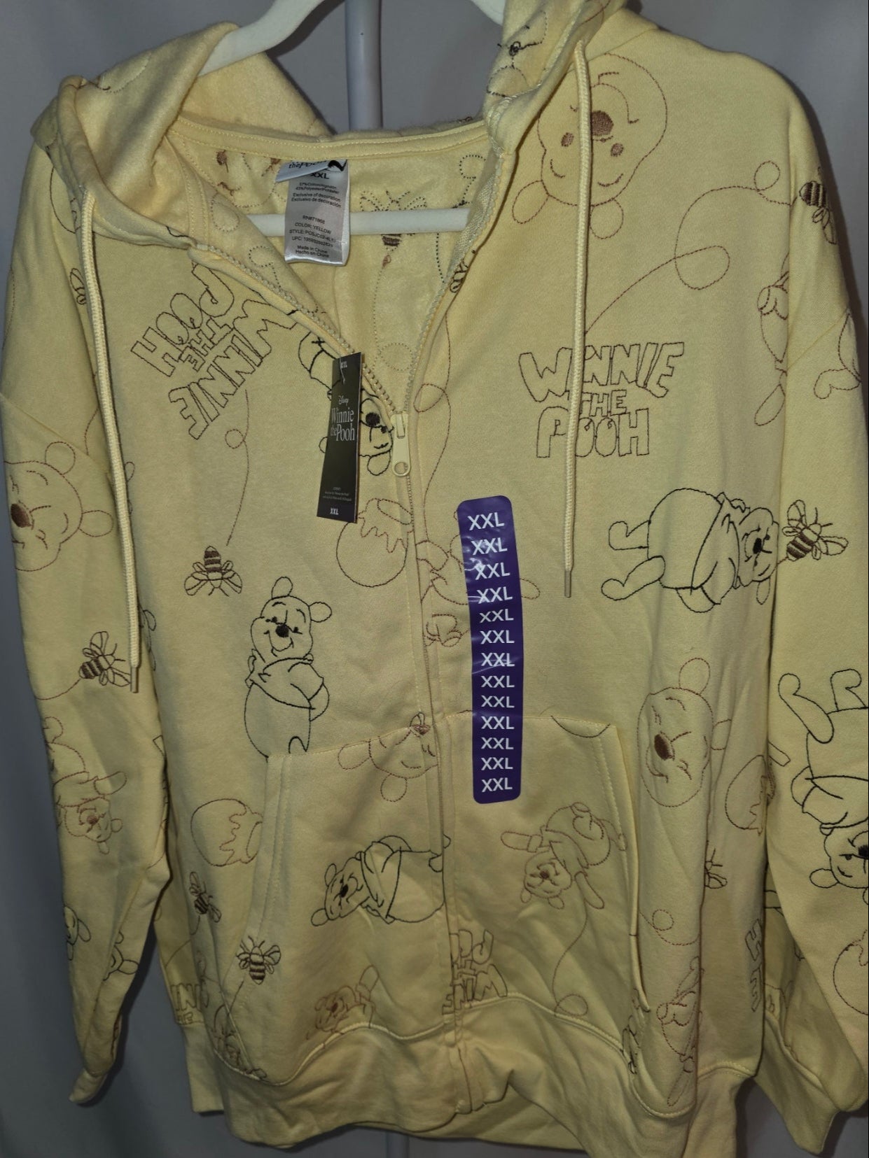 Disney Winnie the Pooh Full Zip Hoodie